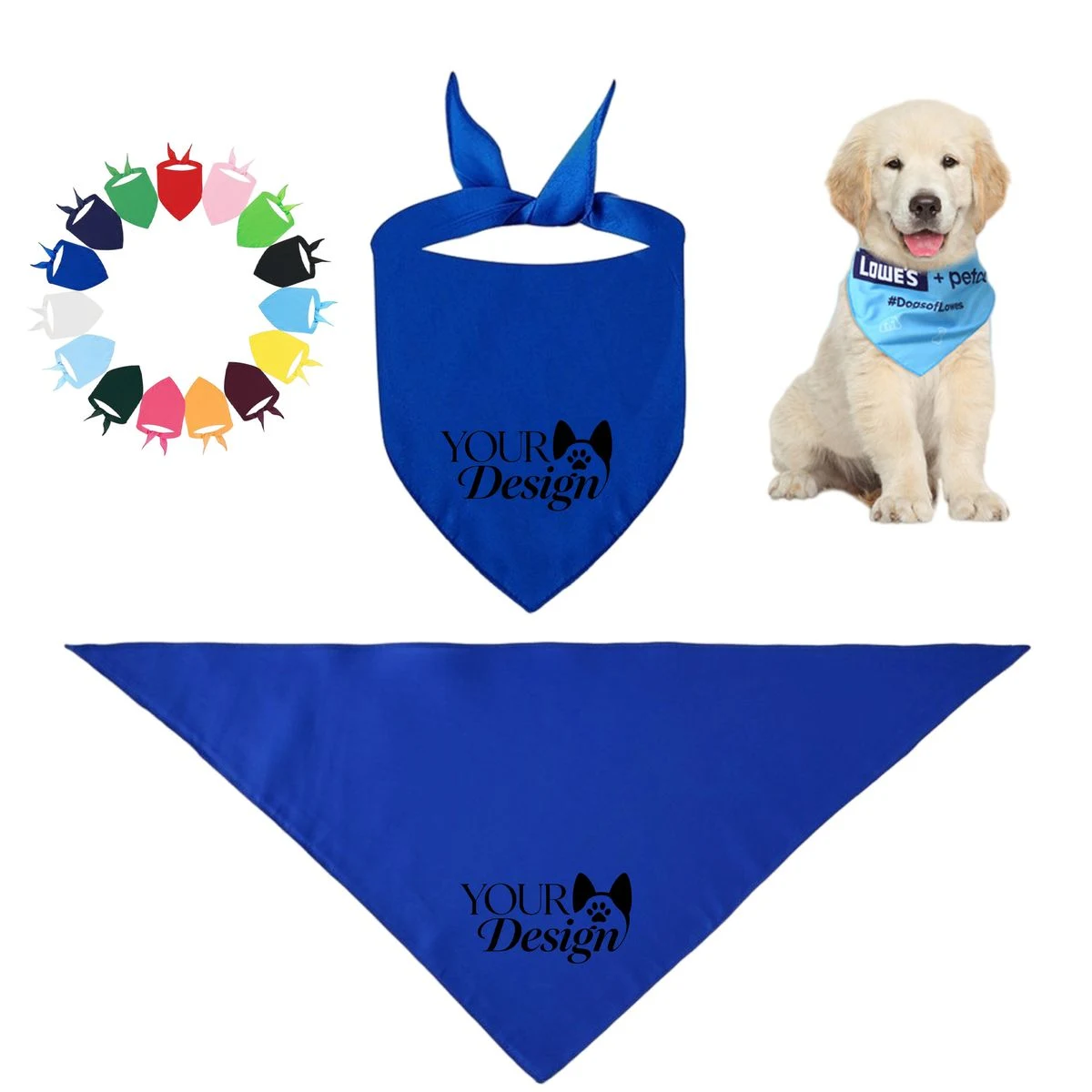 Washable Dog Drool Scarf 1