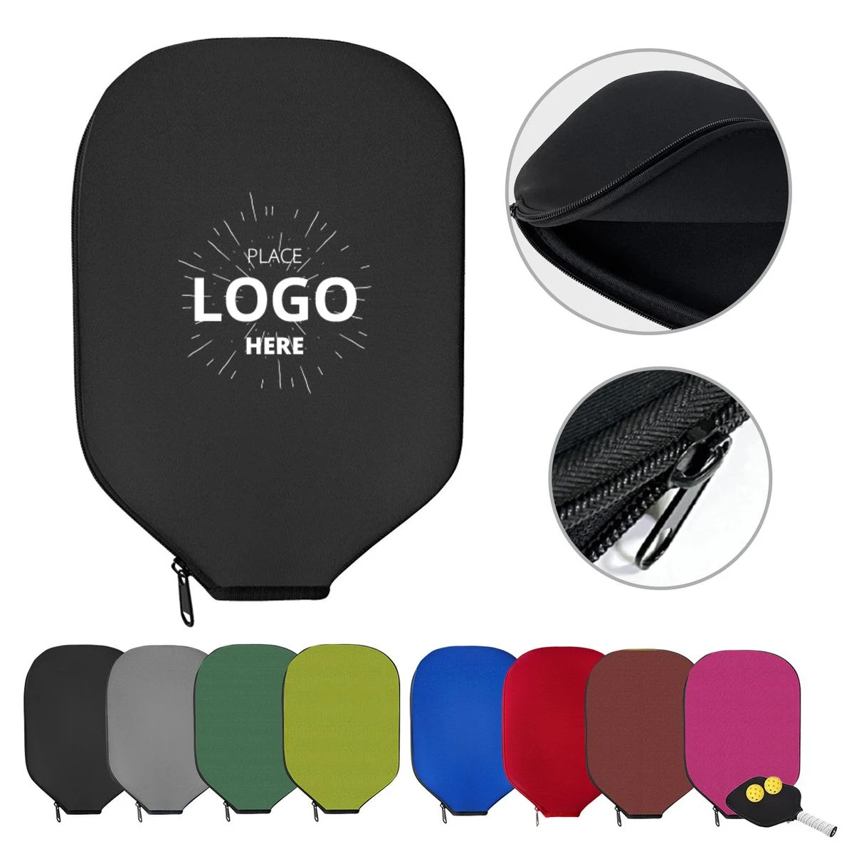 Custom Neoprene Pickleball Paddle Cover 1