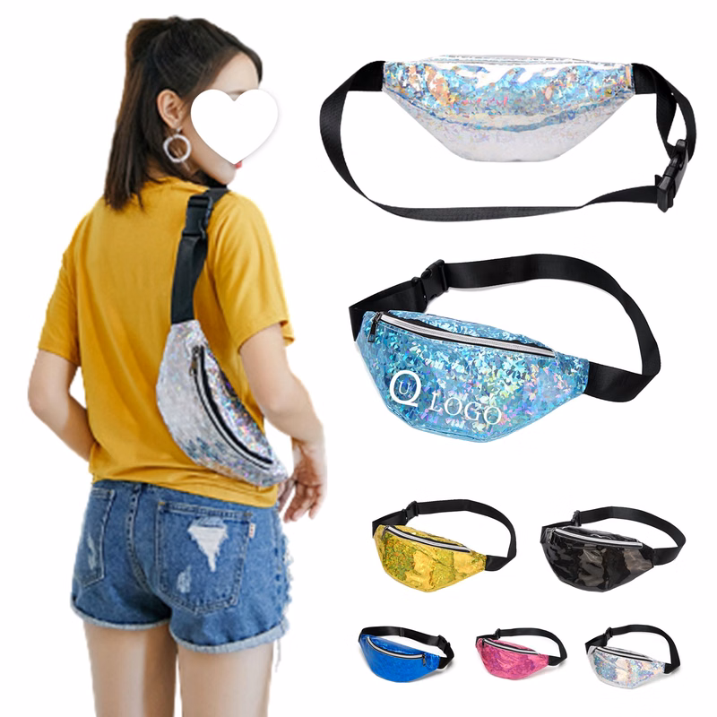 Colorful Sequins Personalized Waist Bag