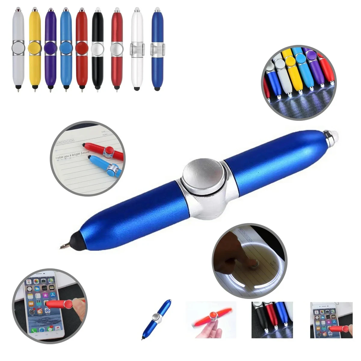 Stylus-404 LED Fidget Spinner Pen 1
