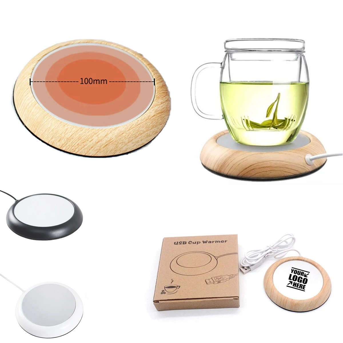Coffee Mug Warmer USB Heating Coaster Plus 1