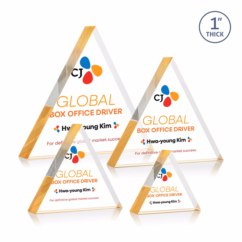 Spartan Triangle VividPrint™ Award - Gold