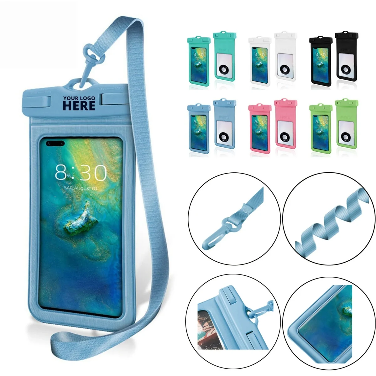 Universal Waterproof Phone Pouch With Lanyard 1