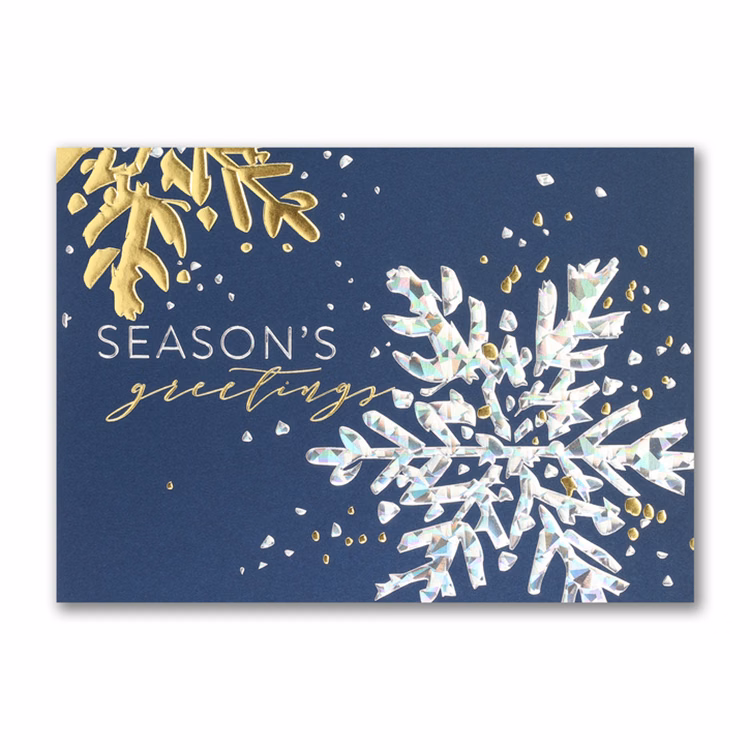 Midnight Snowflake Card