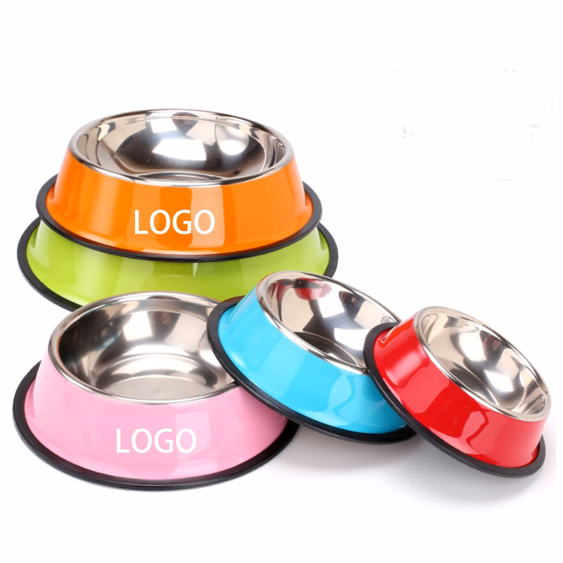 Stainless Steel Dog Bowl with Non-slip Base
