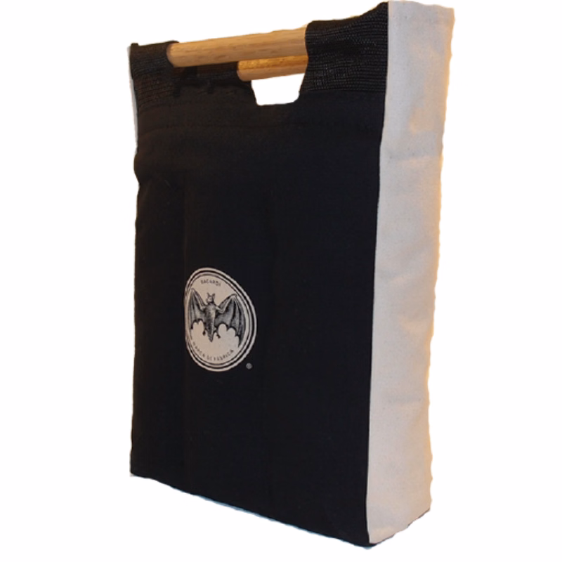 10 Oz. Color / Natural Cotton Three Bottle Bag
