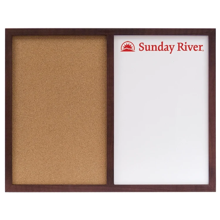 Oak Frame Combination Board - 30" x 23" 1