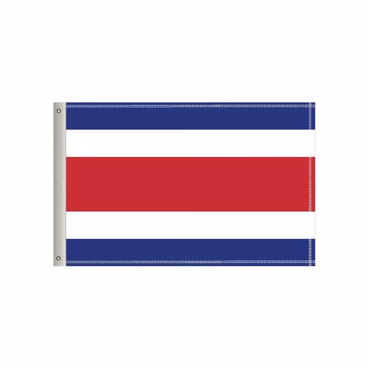 National Flag, Costa Rica, Double-Sided - 36"W x 24"H