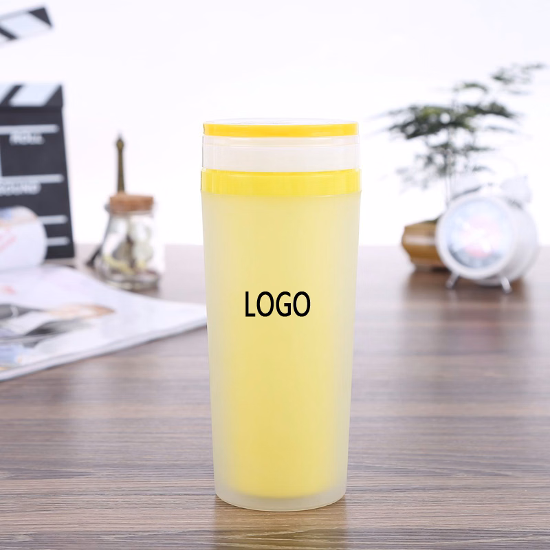 Double Wall Plastic Tumbler With Handle