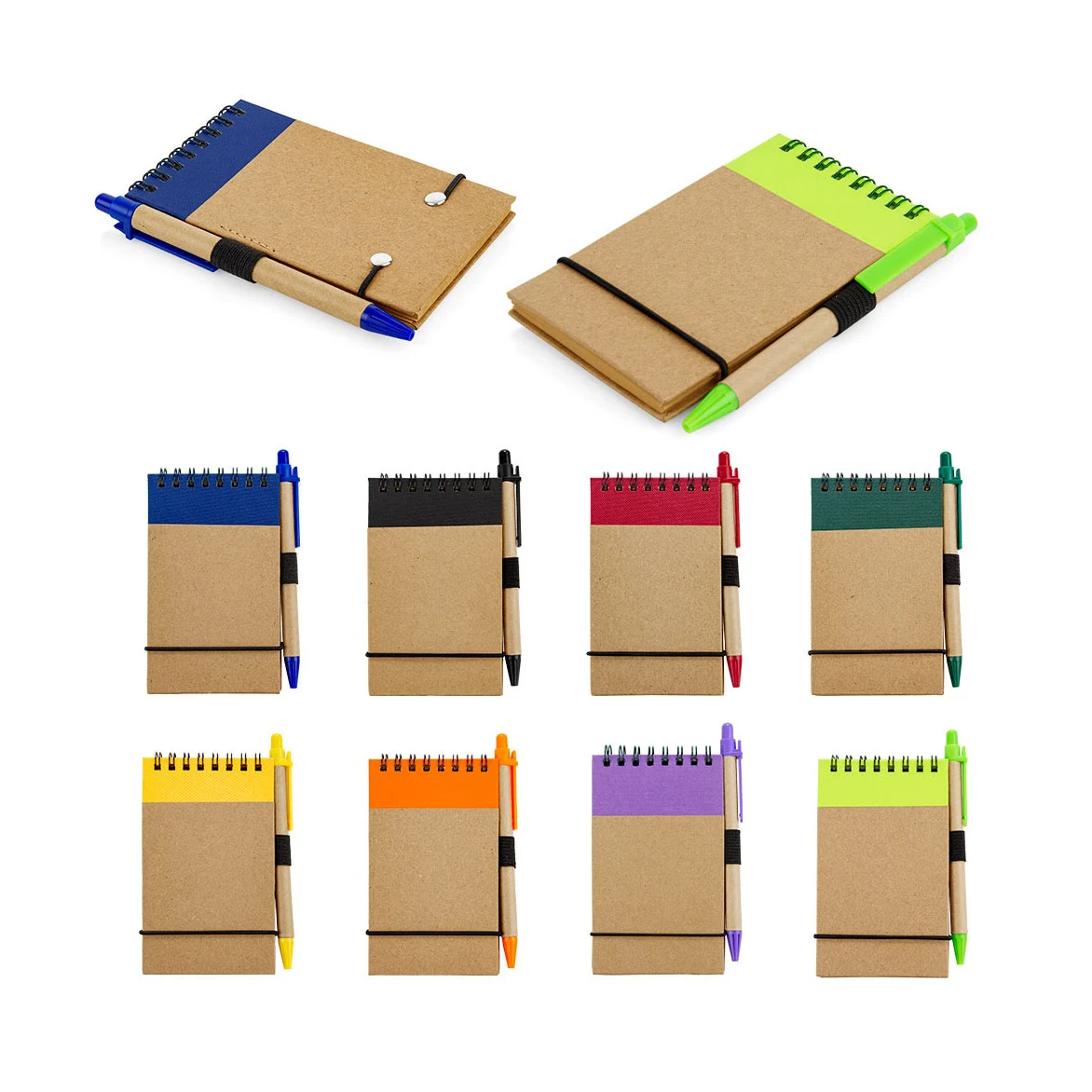 Recycled Spiral Jotter With Pen 1