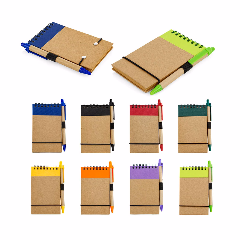 Recycled Spiral Jotter With Pen