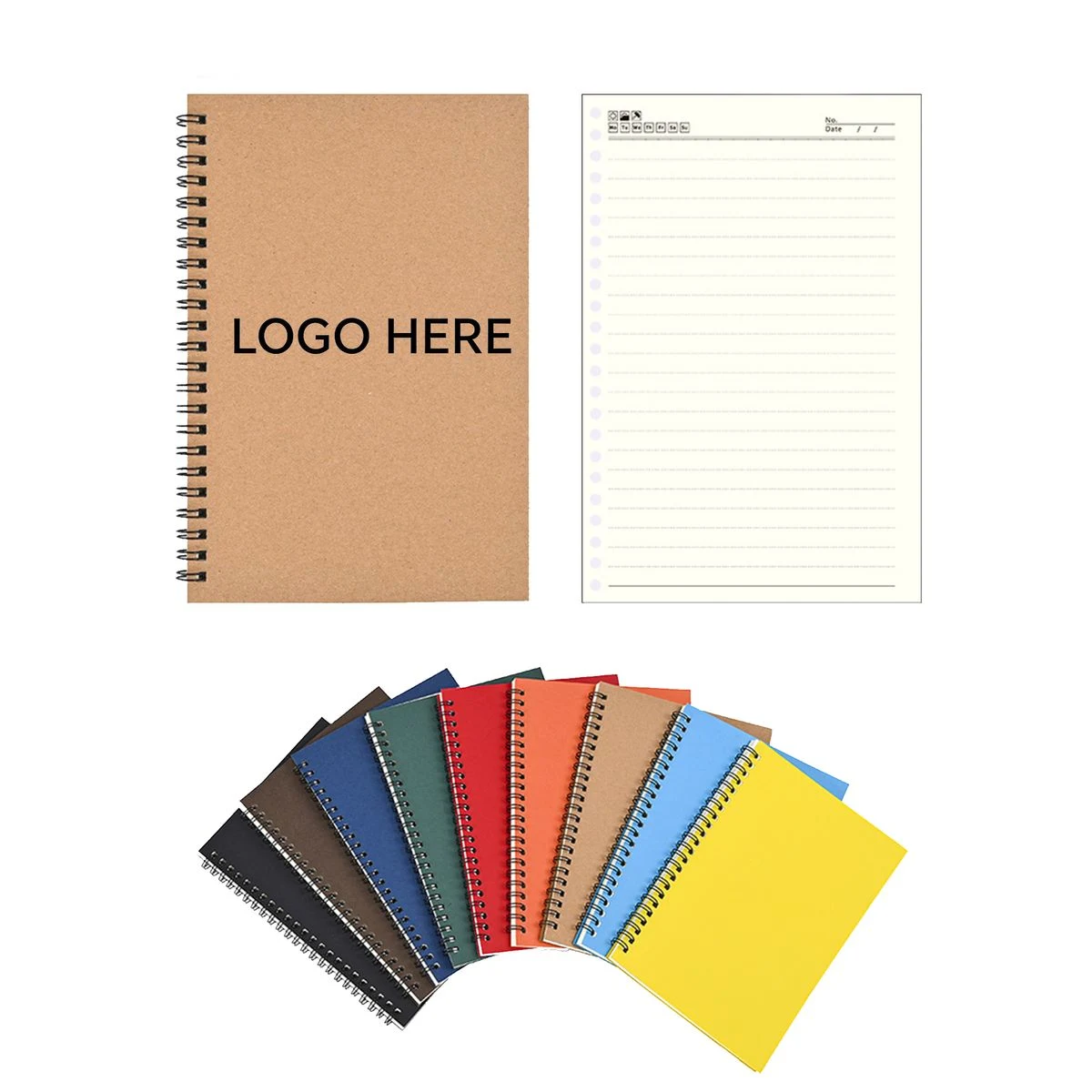 Customizable A5 Spiral Office Notebook 1