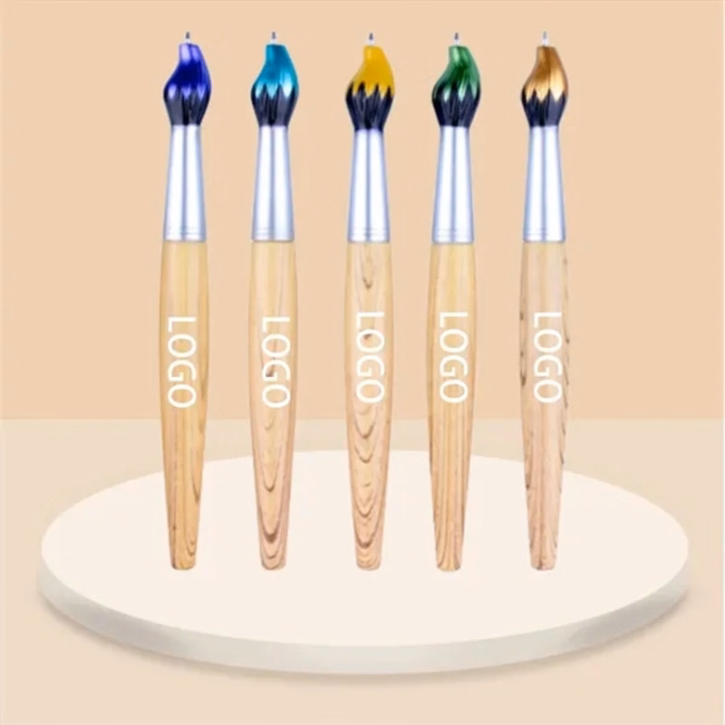 Wooden torch ballpoint pen