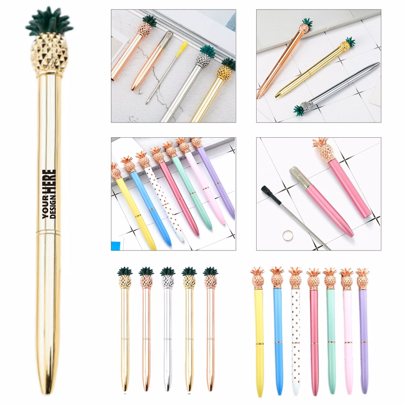 Pineapple Design Metal Ballpoint Pen