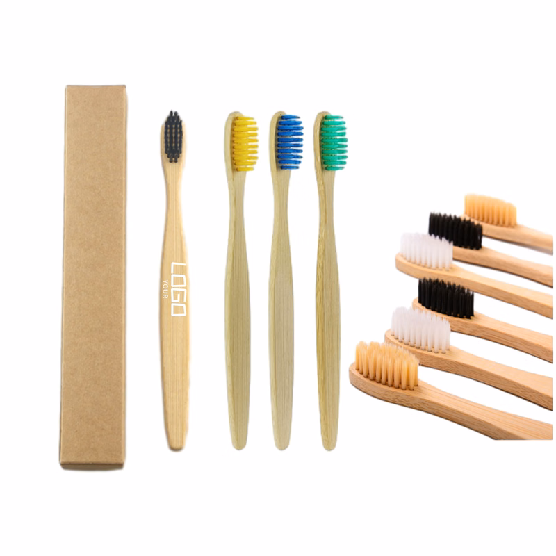 Bamboo Toothbrushes for Kids in Bright Colors