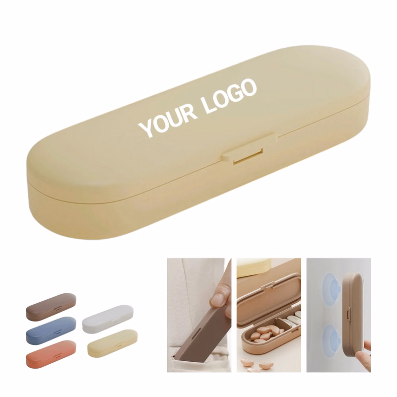 Travel Pill Box Food Grade PP with Large Capacity