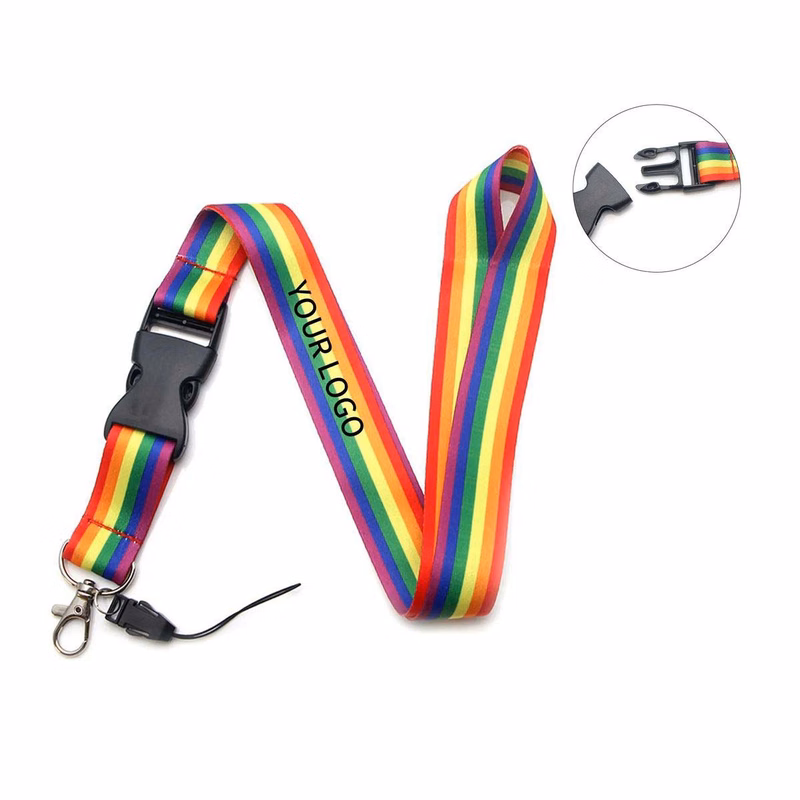 Rainbow Lanyard for Daily and Event Use