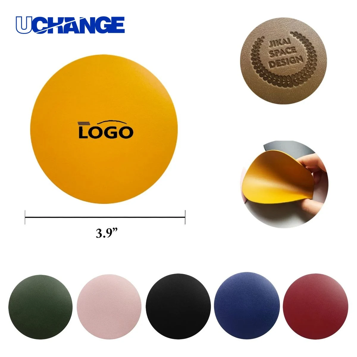 Plastic Round Non-Slip Cup Coaster 1