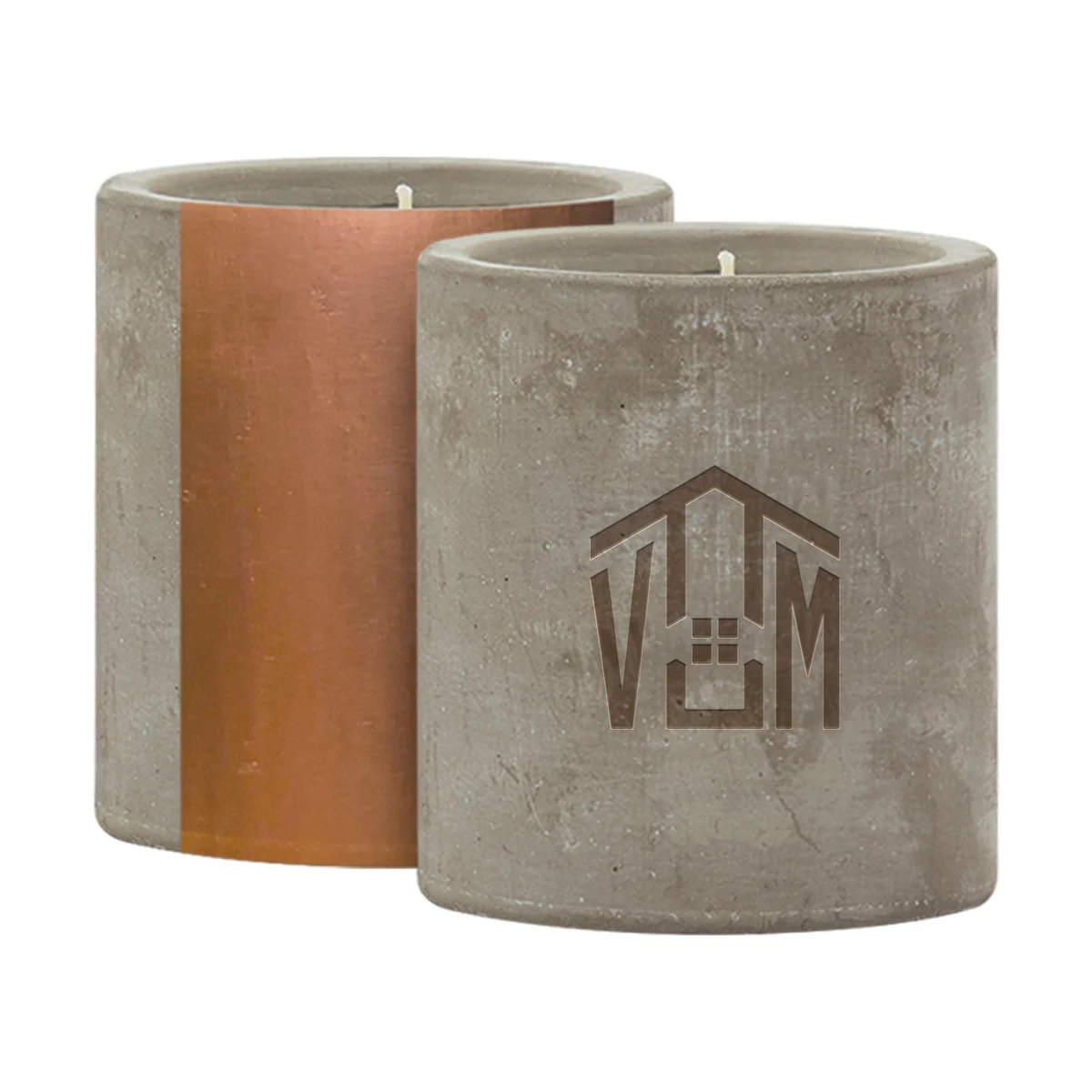 3 oz. Blaze Concrete Candle 1