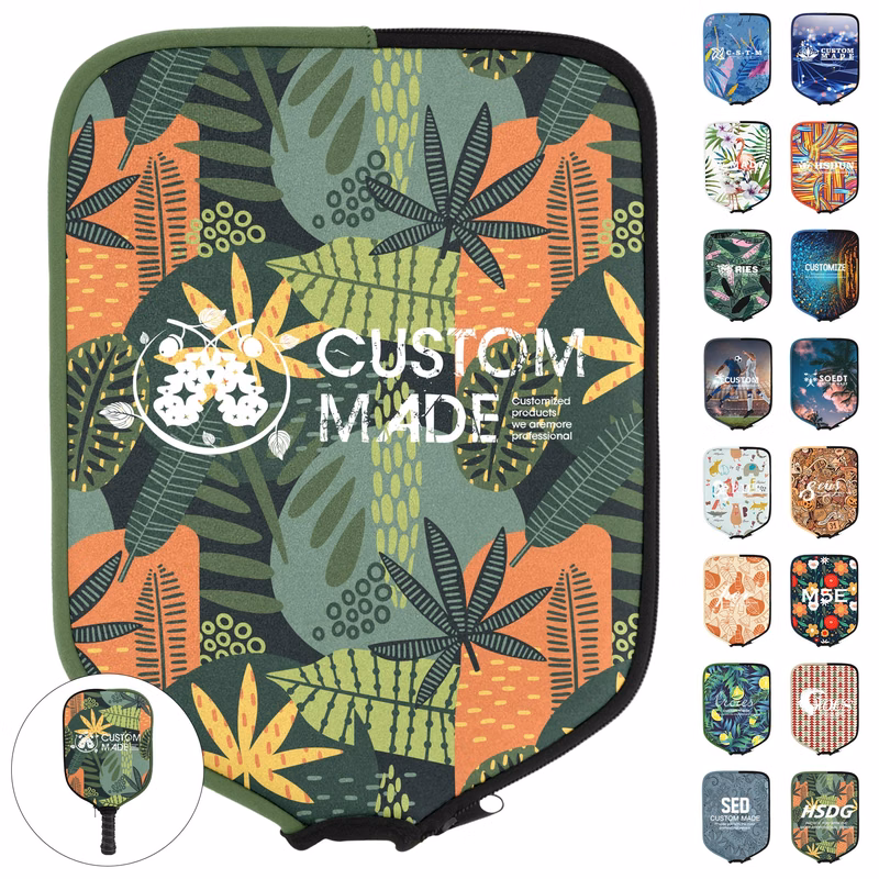 Dye Sublimation Neoprene Pickleball Paddle Cover