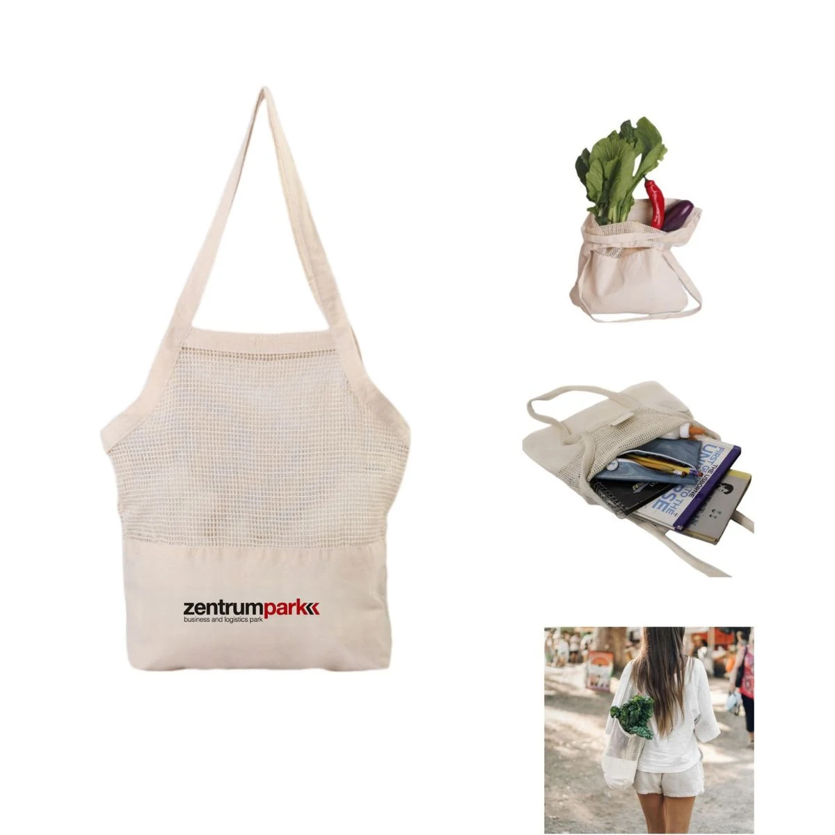 Reusable Mesh Grocery Shopping Bags 1
