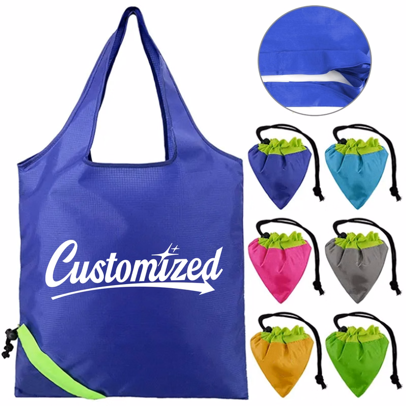 Foldable Shopping Bag Strawberry Pouch