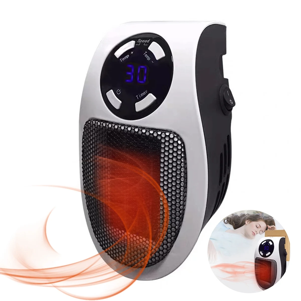 Small Electric Space Heaters Indoor With Thermostat 1
