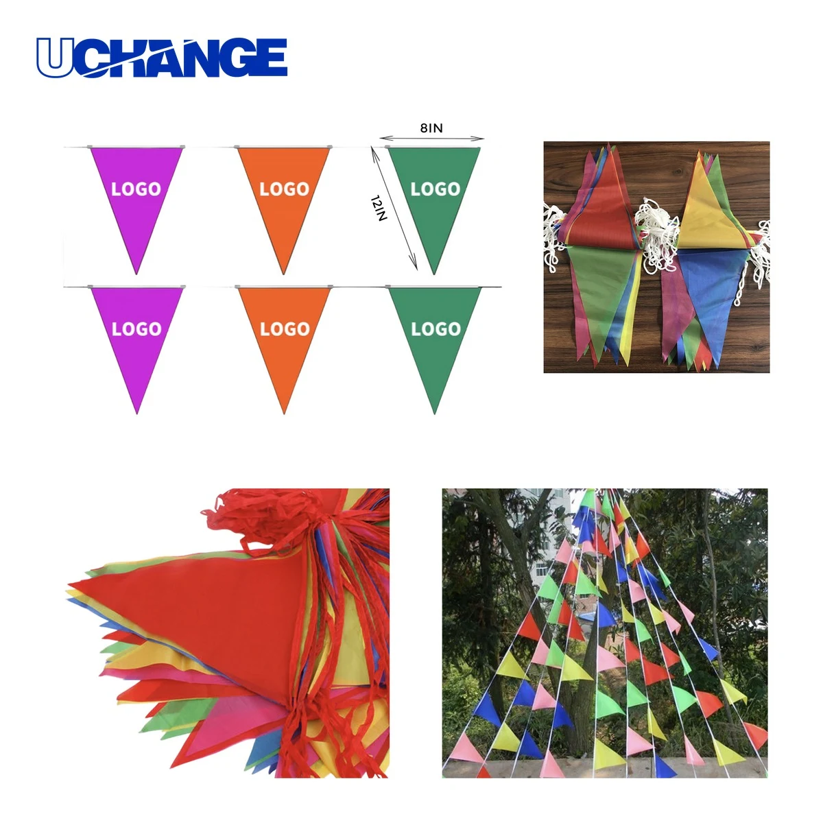 Full Color Advertising Pennant Flag 1