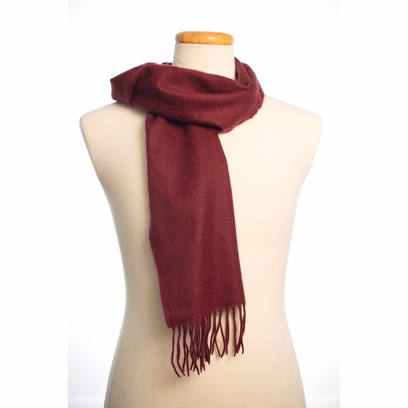 CLOSEOUT - Maroon Acrylic Scarf