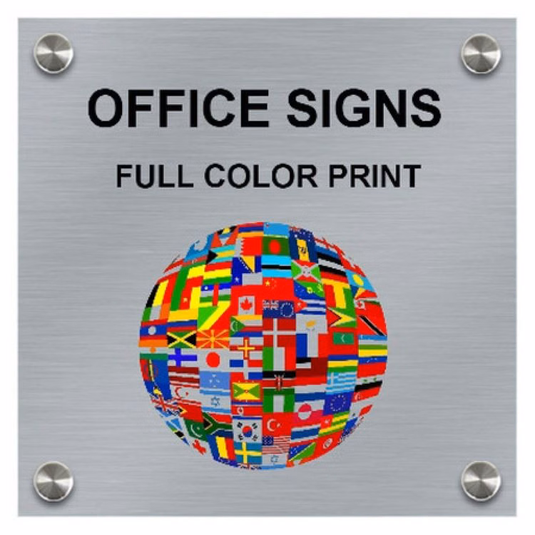 Full Color Aluminum Signage 2