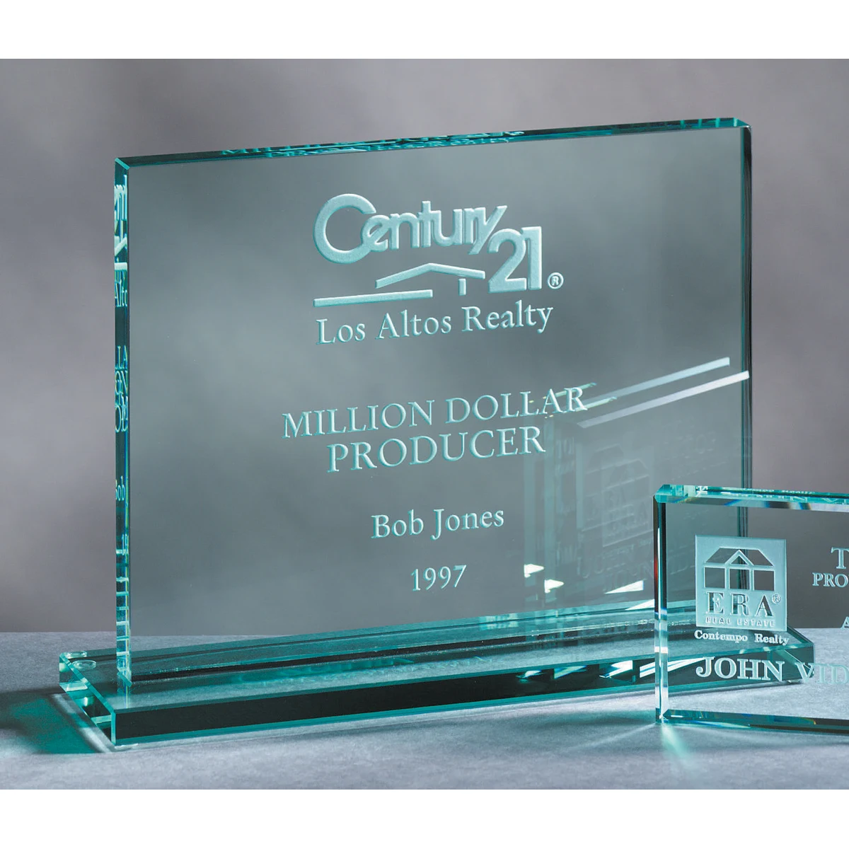 Jade Glass Rectangle Award 1