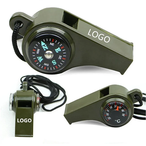 Plastic Whistle Compass Thermometer For Promotion Gifts 1