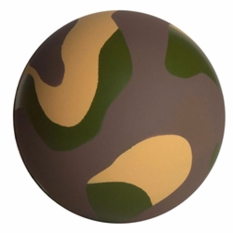 Round Ball Stress Reliever - Camouflage