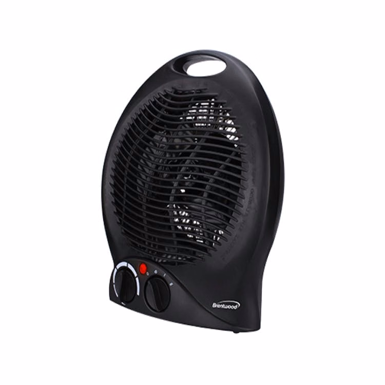 Portable Electric Space Heaters - Black 750-1500W