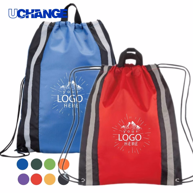 Reflective Non-Woven Drawstring Backpack