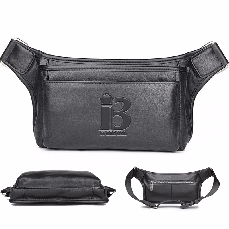 Leather Wearable Chest bag for man