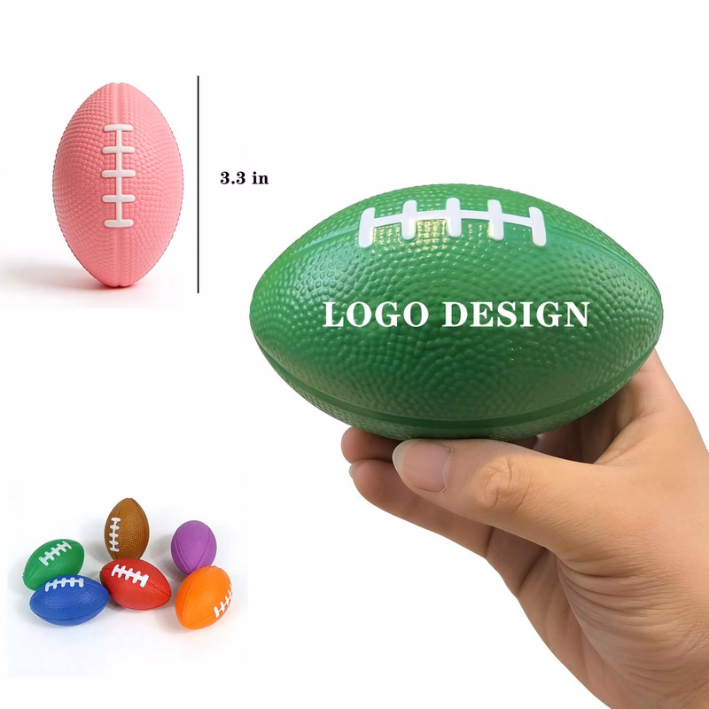 3.3 in PU Football Stress Ball