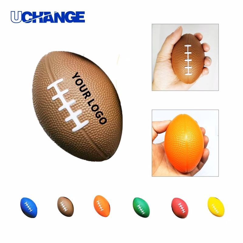 Mini Football Shape Stress Reliever Squeeze Toy 3.5"