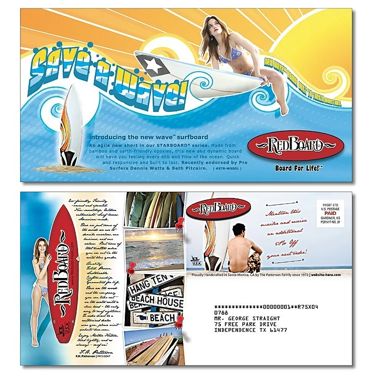 Large UV-Coated (1S) Postcard - 10.5x5.5 - Square Corners - 10 pt. 1