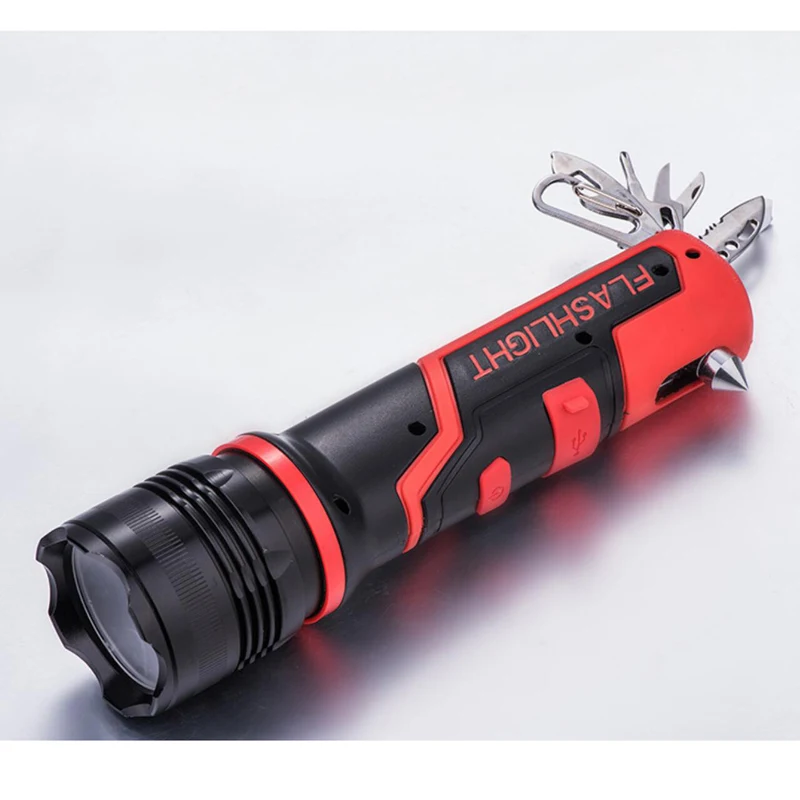 Multi Functional Emergency Tools / LED Flashlight Torches / Safety Hammers 1