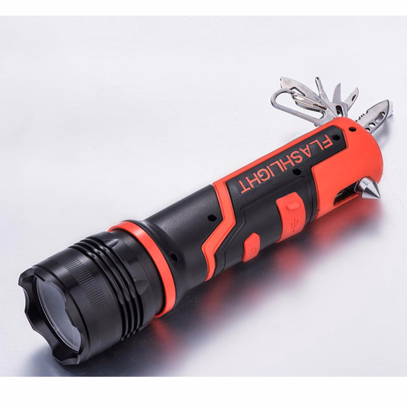 Multi Functional Emergency Tools / LED Flashlight Torches / Safety Hammers