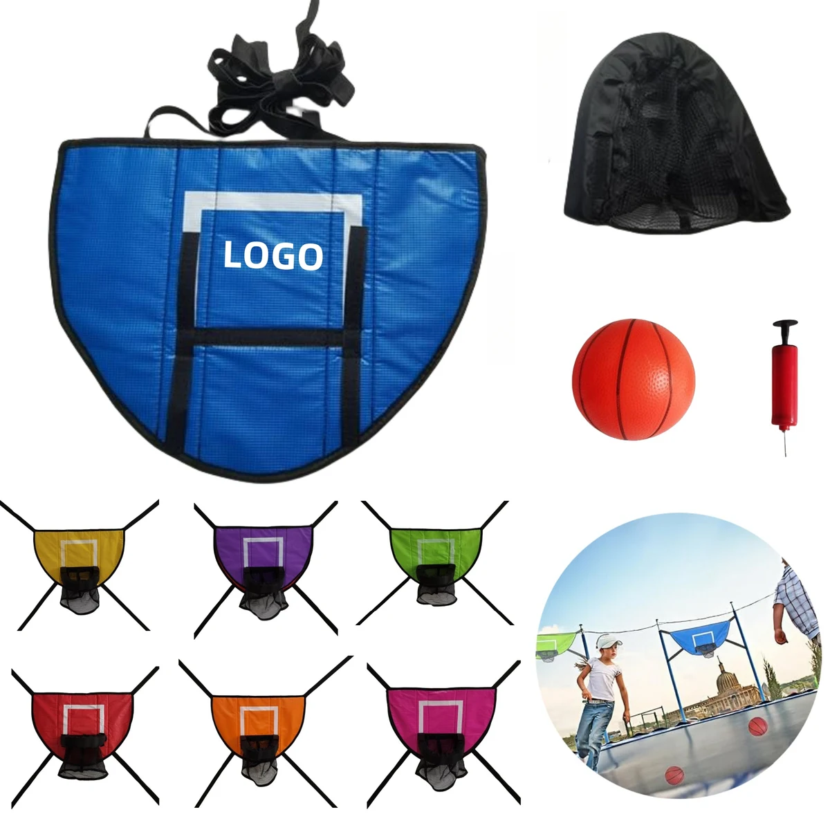 Trampoline Basketball Hoop Attachment 1