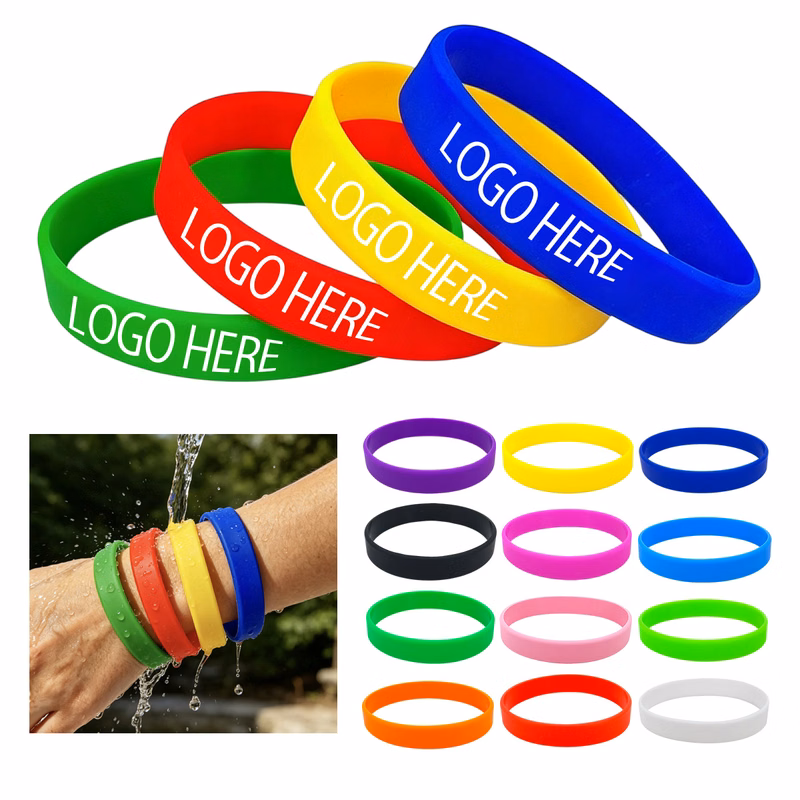 MOQ50 Simple Silicone Wristband