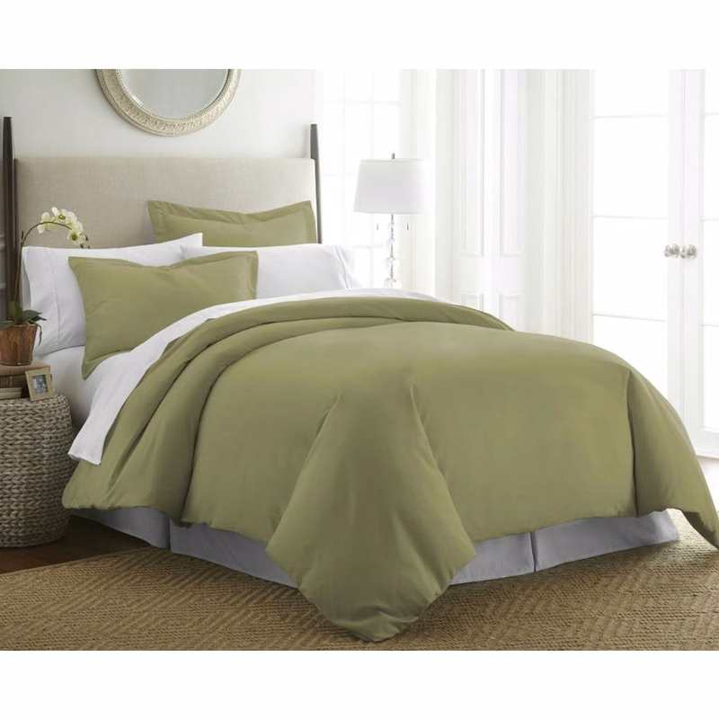 Duvet Cover Sets - Sage King 3 Piece