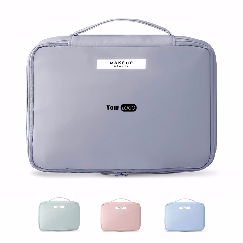 Polyester Portable Women's Cosmetic Bag
