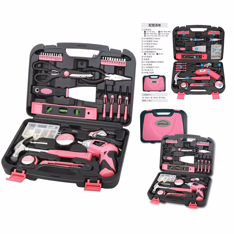 135 Piece Household Cordless Screwdriver Tool Kit
