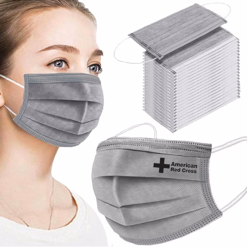 Special ! Disposable Masks Black, Gray, Pink, Red, Dark Blue - Blank