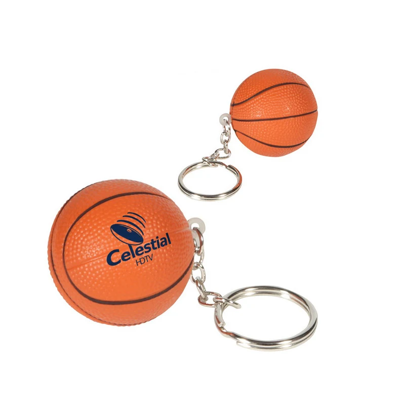 Basketball Stress Reliever Key Chain 1