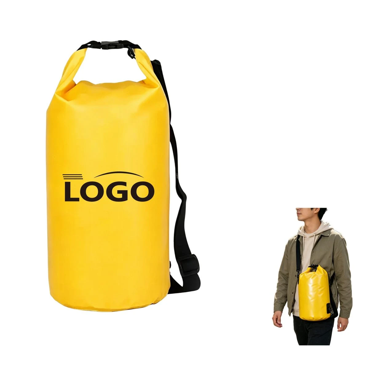 500D PVC Roll?Top Waterproof Dry Bag 1