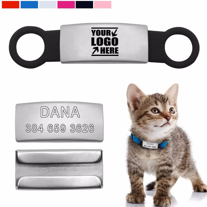 Slide On Dog Id Tag Pet Collar Tag
